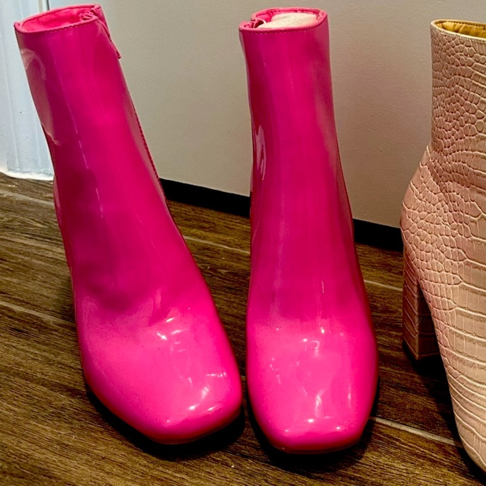Hot Pink Boots